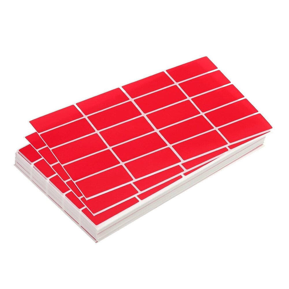 4946 Colored Rectangle Stickers, 2000 Labels Color Code Sticker, 1.57x0.75